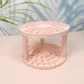 360° Rotating 5-Slot Makeup Brush Holder & Desk Organizer
