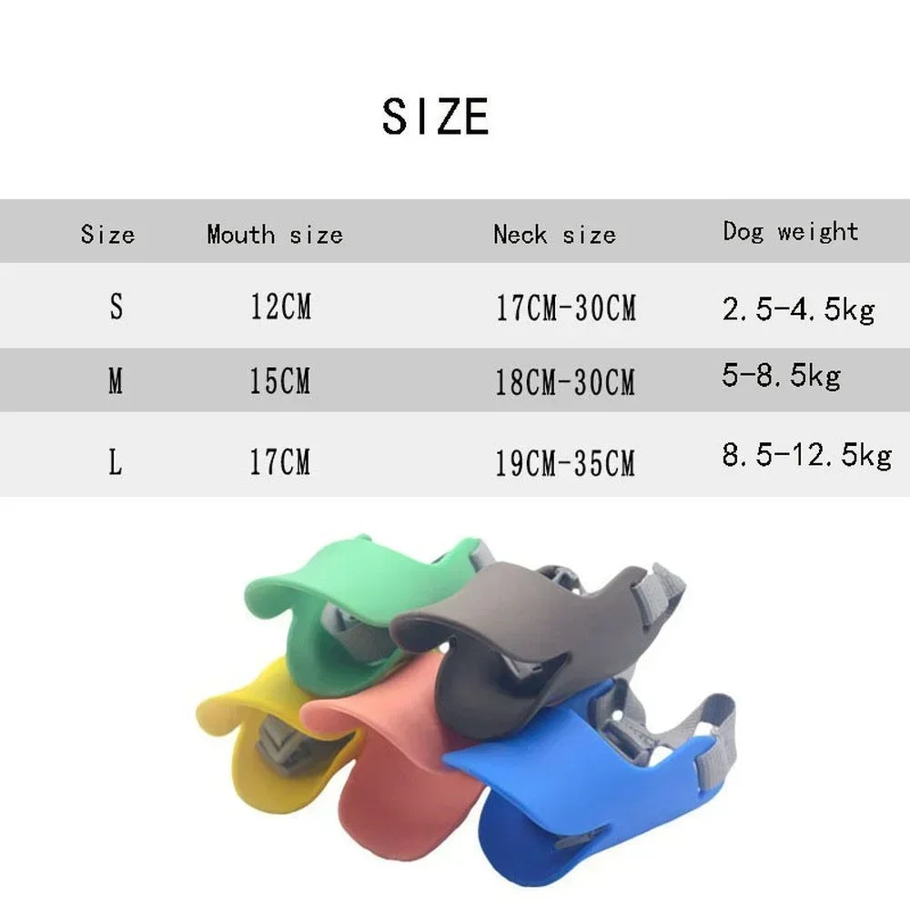 Silicone Duck Muzzle Mask for Dogs – Anti-Bite & Anti-Bark